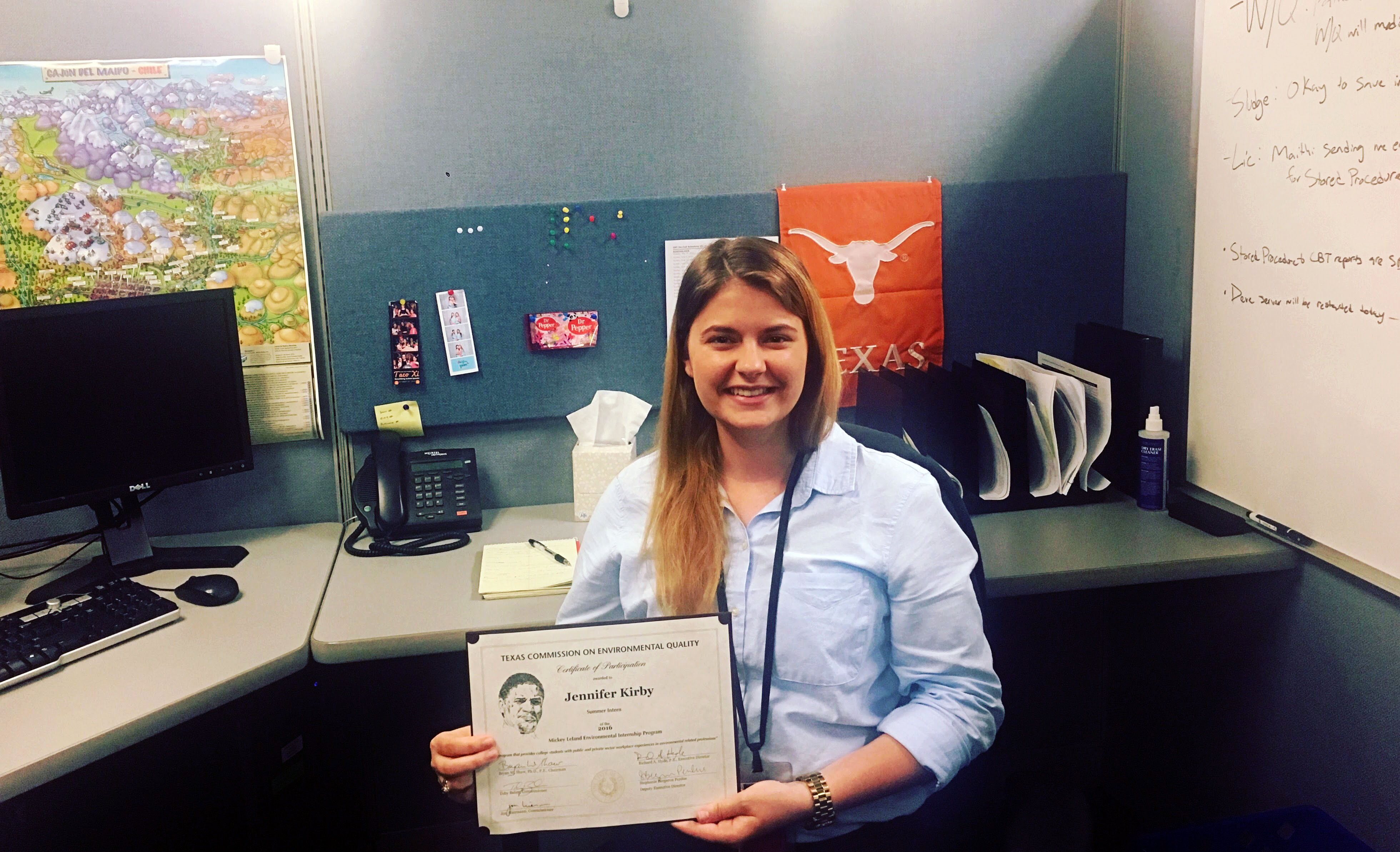 An interview with Jennifer Kirby, a 2016 graduate of the MLEIP and a TCEQ GIS work lead